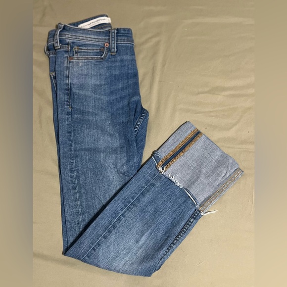 Pilcro and the Letterpress Denim - Pilcro and The Letterpress Size 24 Slim Straight Jeans with Cuff
